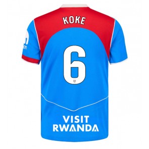 Atletico Madrid Koke #6 Tredjetrøje 2025-26 Kortærmet